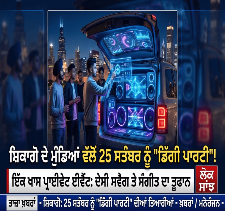 ਸ਼ਿਕਾਗੋ ਦੇ ਮੁੰਡਿਆਂ ਵੱਲੋਂ 25 ਸਤੰਬਰ ਨੂੰ ਹੋਵੇਗੀ ਸ਼ਾਨਦਾਰ 'ਡਿੱਗੀ ਪਾਰਟੀ'!